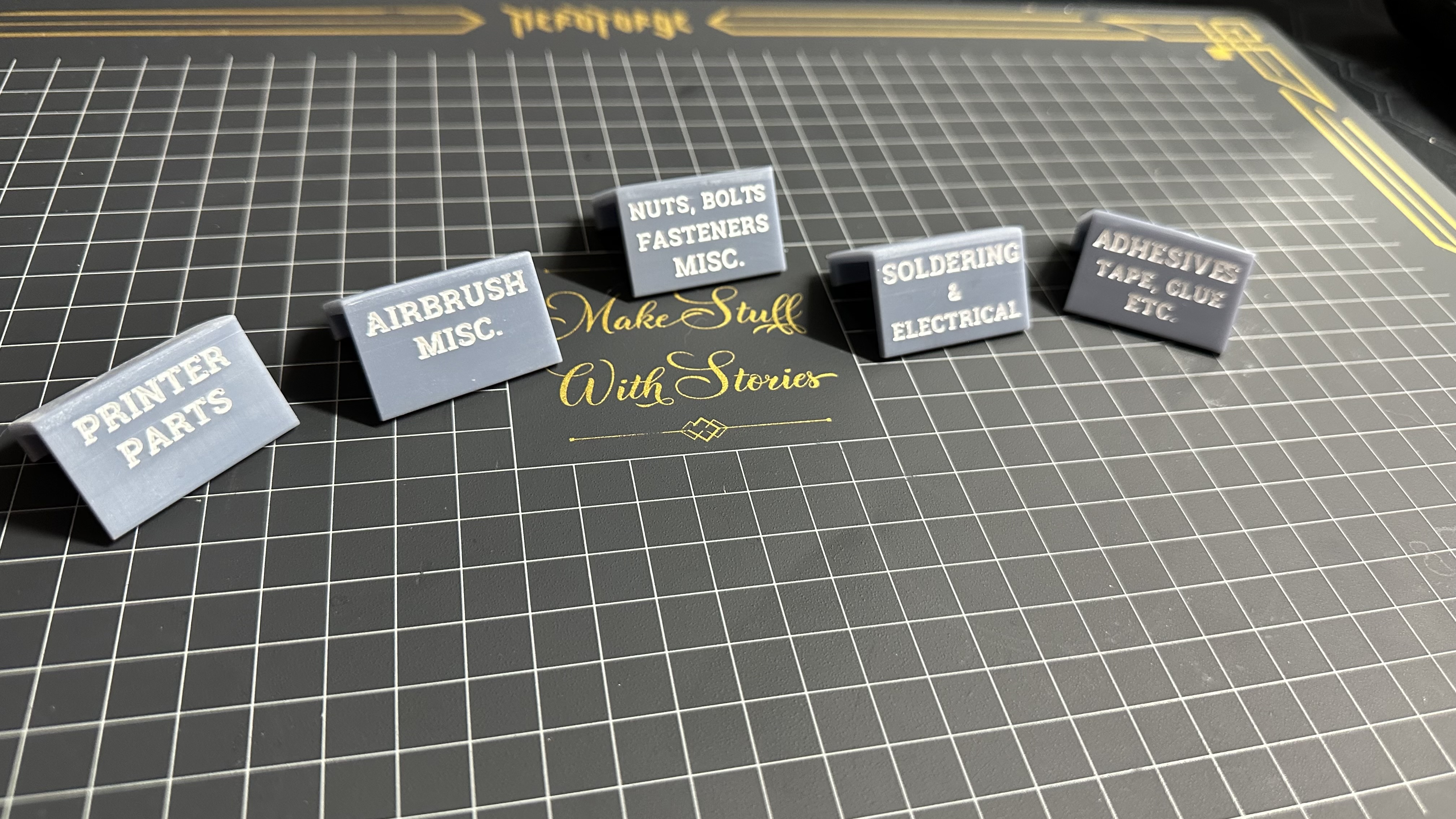 IKEA Alex Drawer Labels