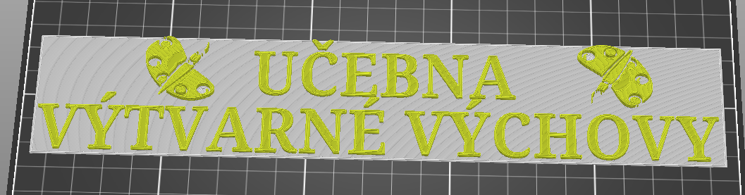 Cedulka učebna výtvarné výchovy