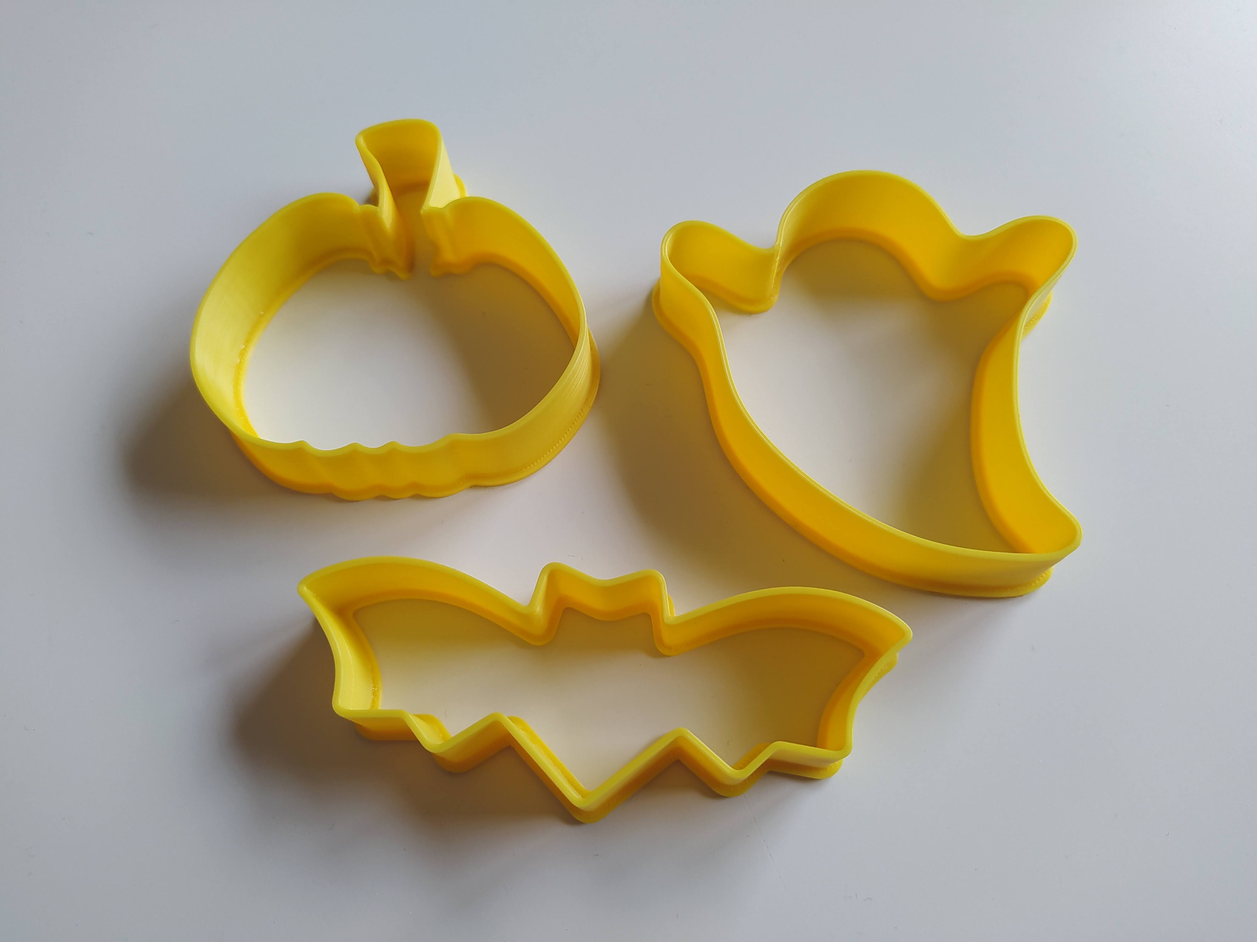 Halloween Cookie Cutters / Helloweenská vykrajovátka by Tvorim3D