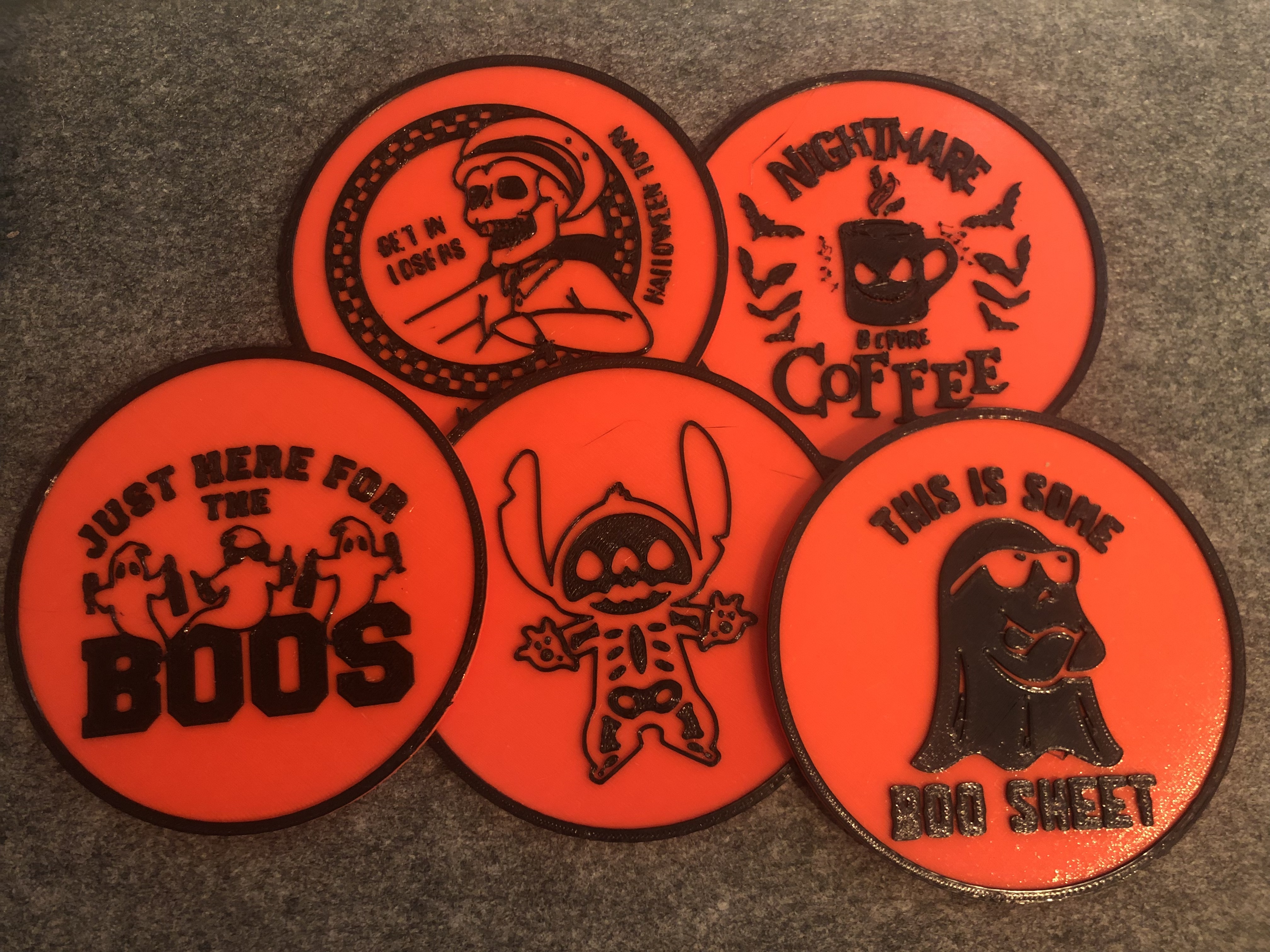 Halloween Coaster Set