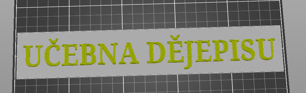 Cedulka učebna dějepisu