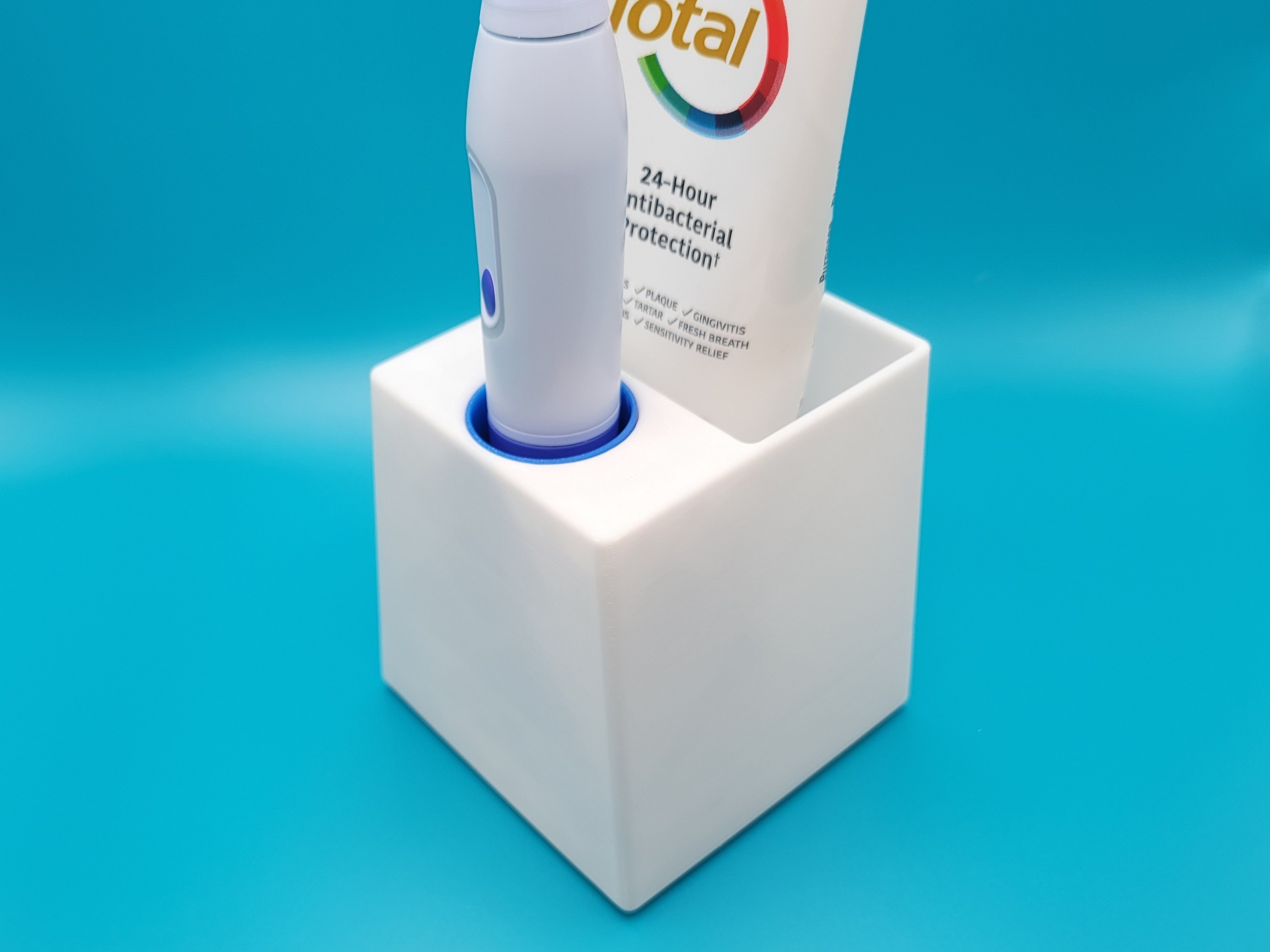 Toothbrush and Toothpaste Holder with Drainage by Phil Caruso ...