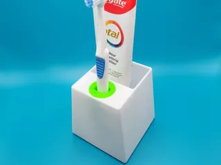 Swirl Toothbrush and Toothpaste Holder with Inserts and Drainage by ...