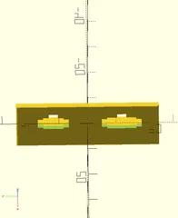 OpenSCAD library for mounting Molex MicroFit 3.0 panel-mount plugs