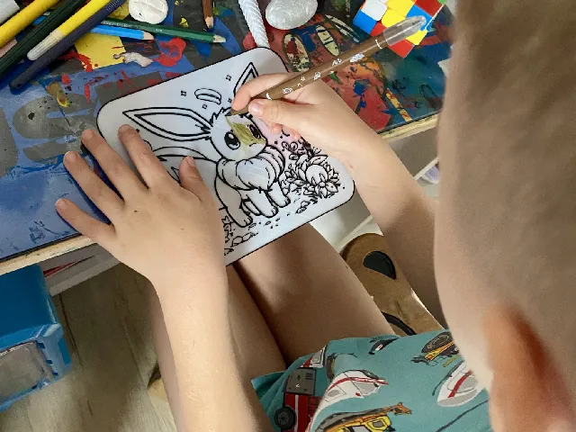 Eevee Pokemon Coloring Page for Kids