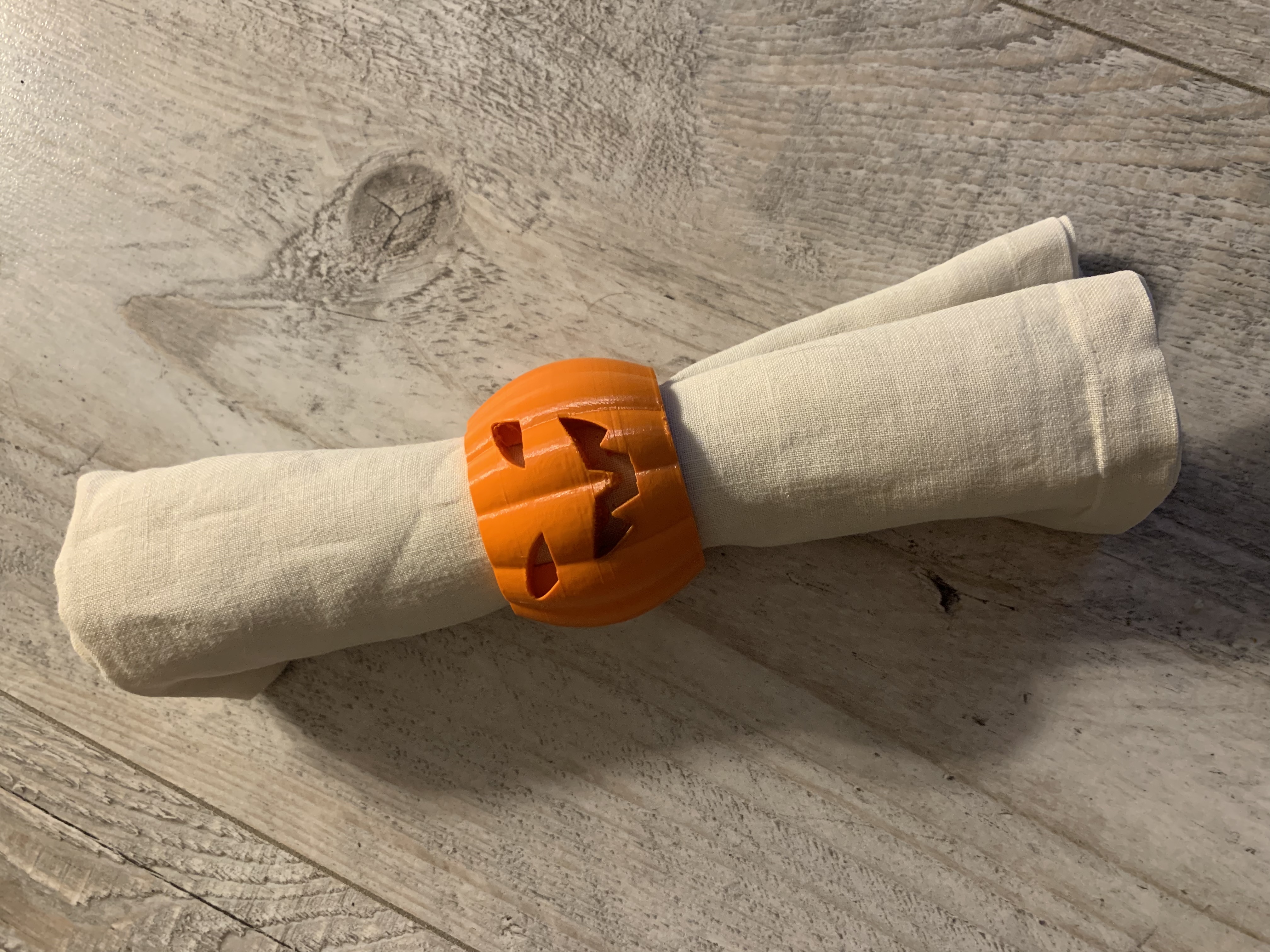 Halloween Pumpkin napkin ring