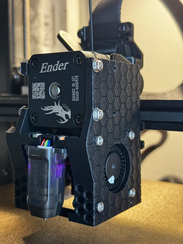 Ender 3 V3 SE 4010 Fan Shroud by Ben Graham, Download free STL model