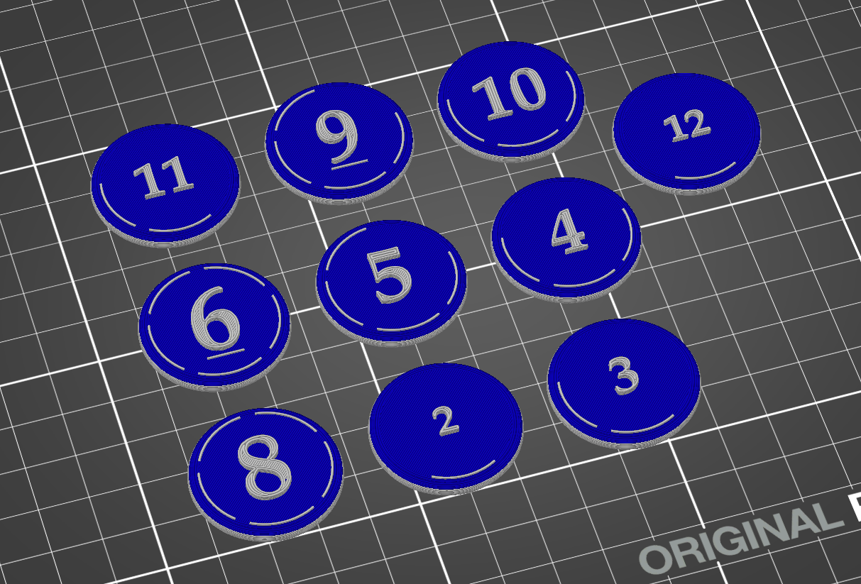 Rounded Numbers for Catan - Style 4