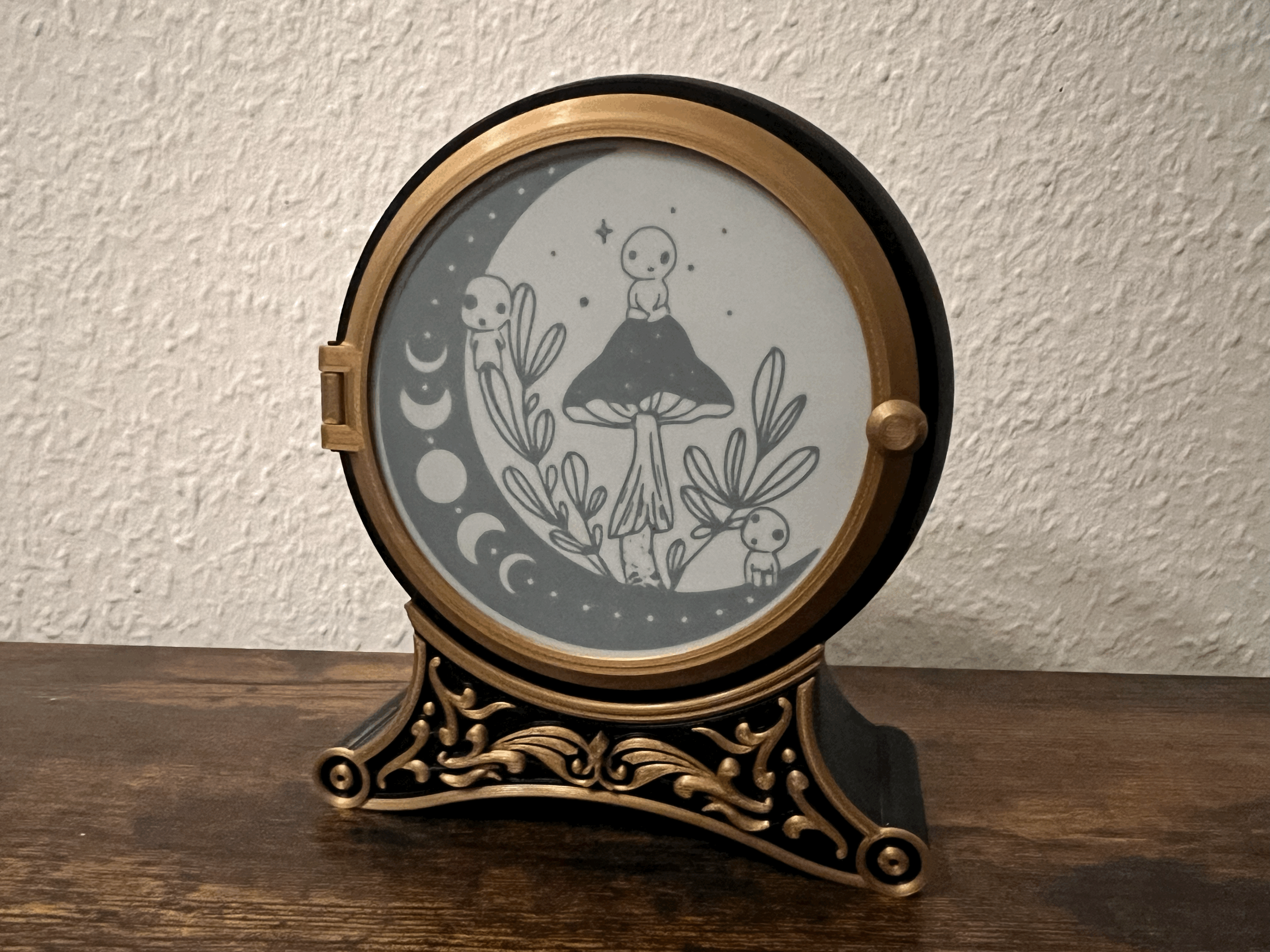 Mushroom Scene for Halloween Tea Light
