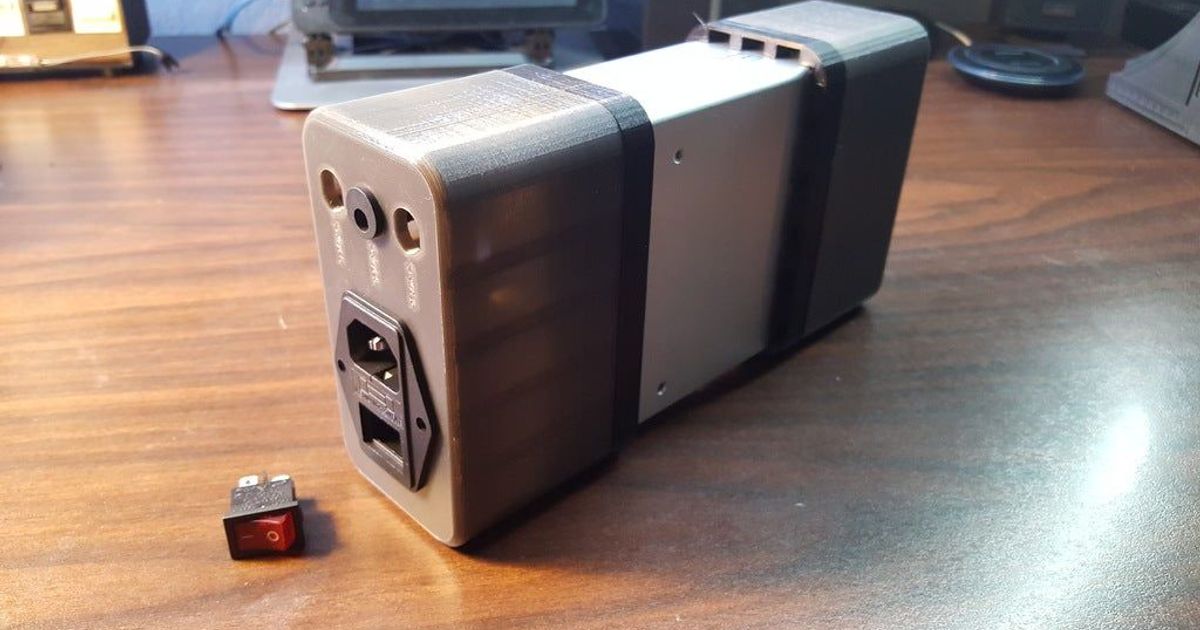 5 Volt DC Power Supply Cover by ProtoPix | Download free STL model ...