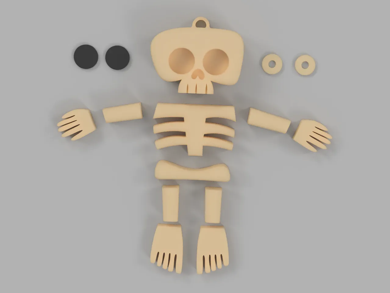 Skeloween - the not so scary skeleton by marapet | Download free