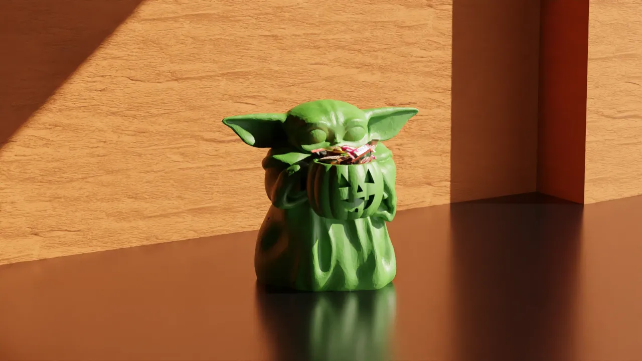 Star Wars (Inspired) Baby Yoda Jedi Training HueForge Grogu by