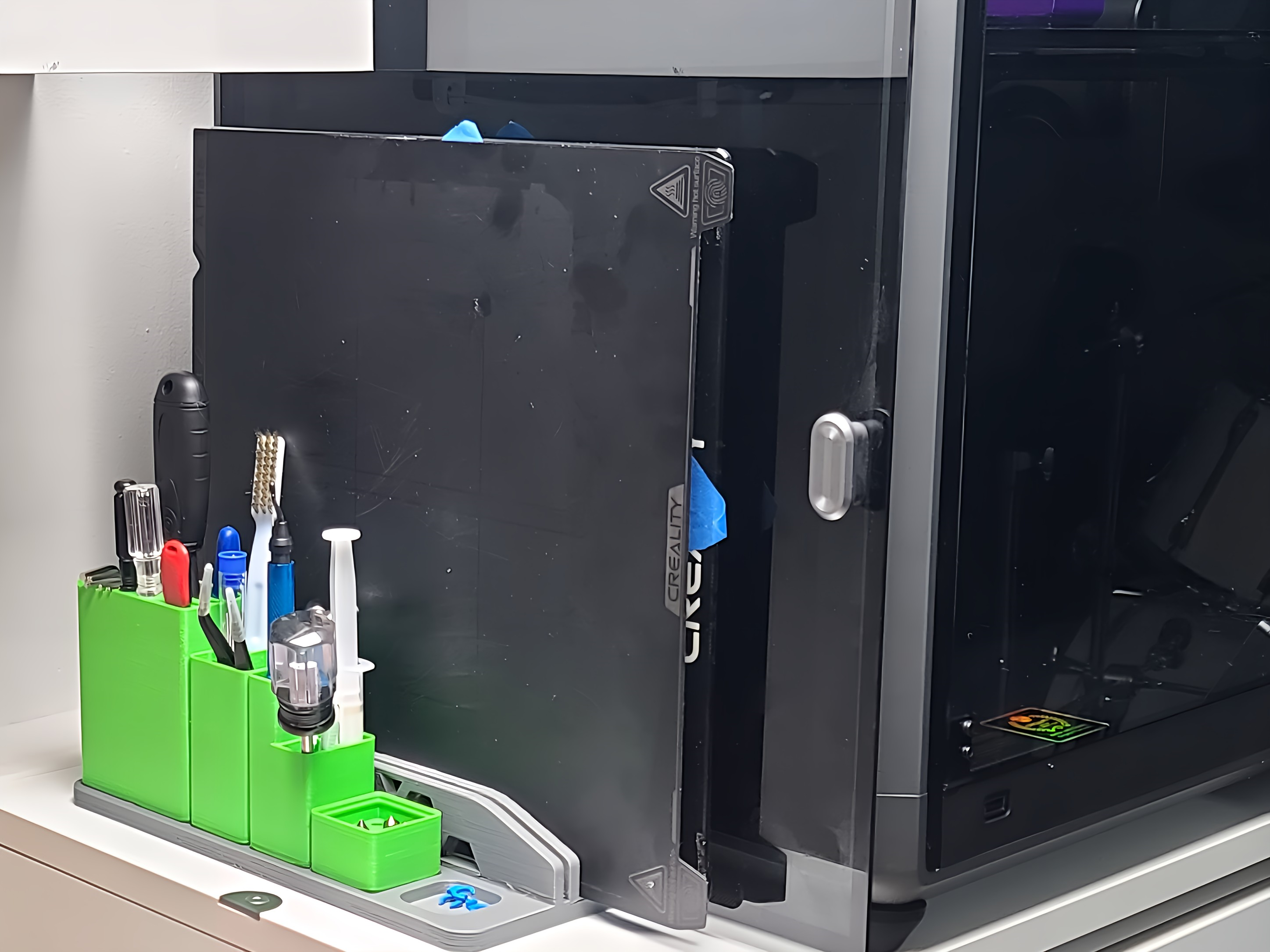 K1 Max Lid, Sheets and Gridfinity Customizable Tools Holder