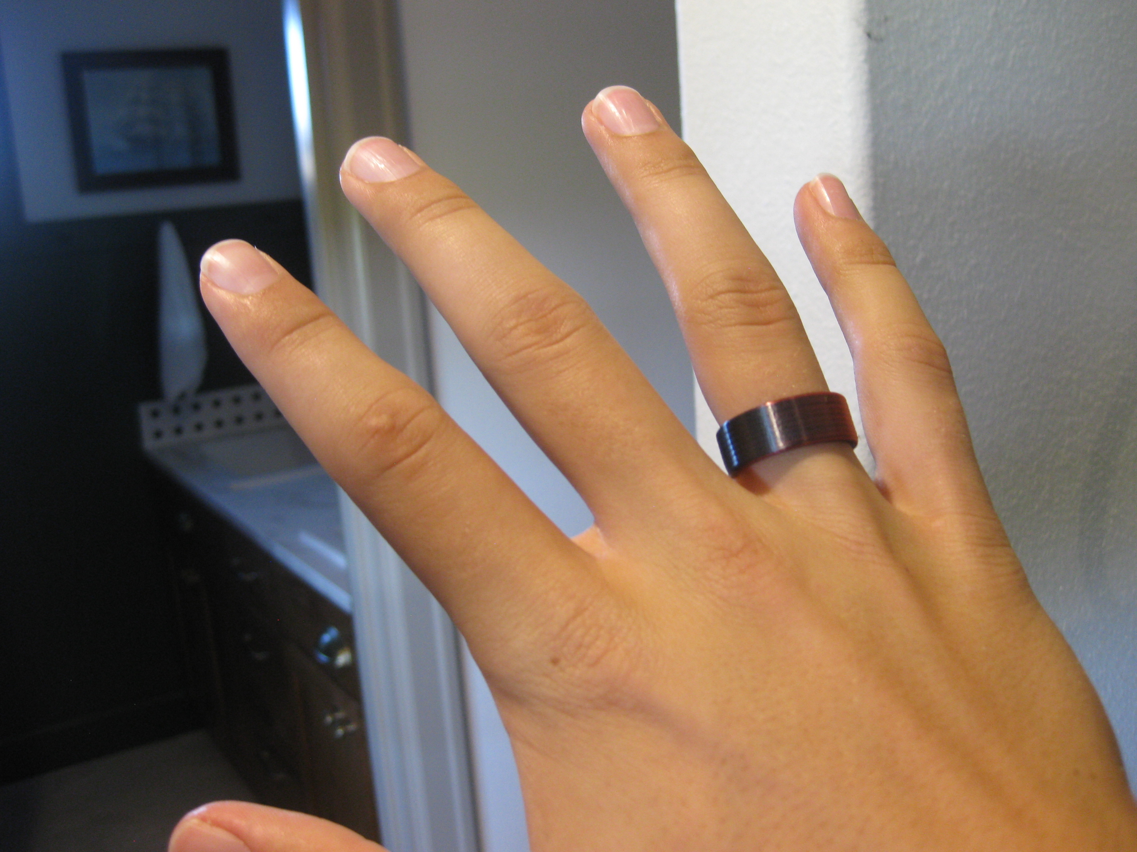 Miniatura 2 do modelo 3D Simple Blank Ring/ Quick Print