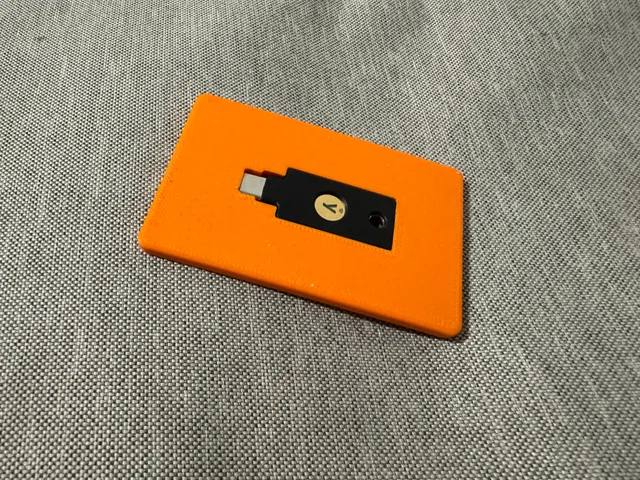 Yubikey 5C NFC Wallet Card