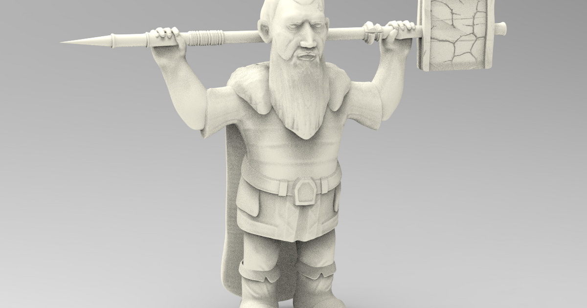 Dwarf 01 by theblankhero | Download free STL model | Printables.com