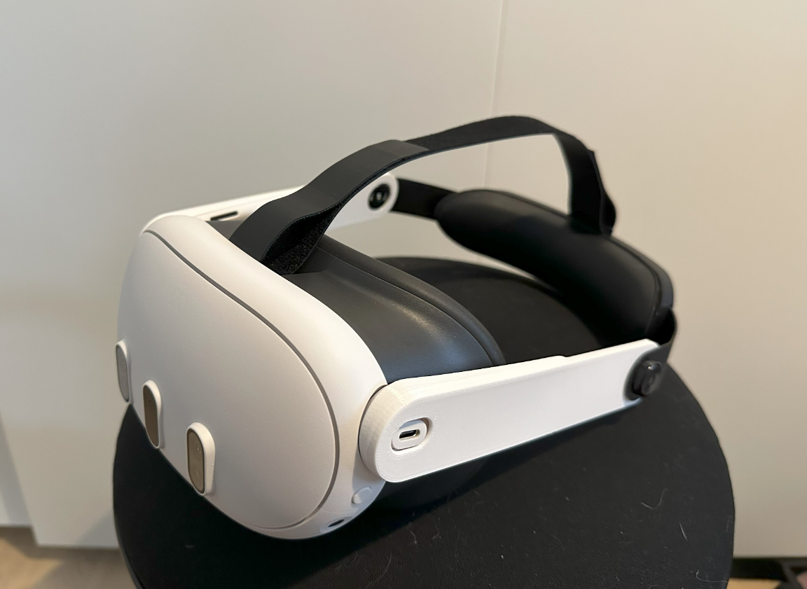 Oculus Quest3 halo strap bracket by KTP | Download free STL model ...