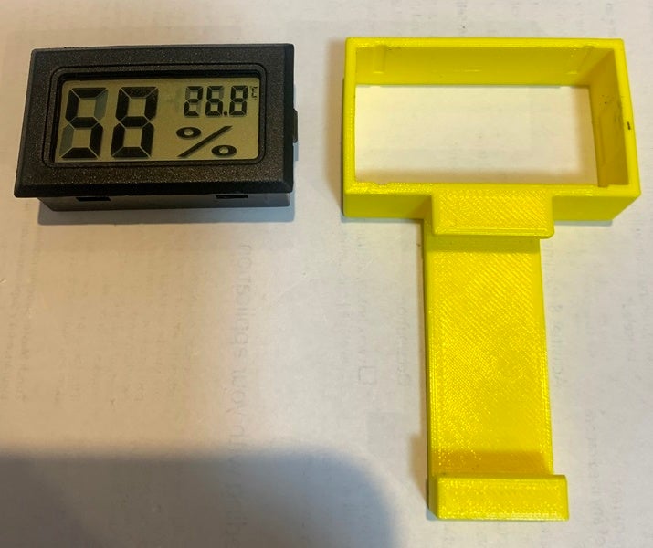 Temperature Humidty Display Clip