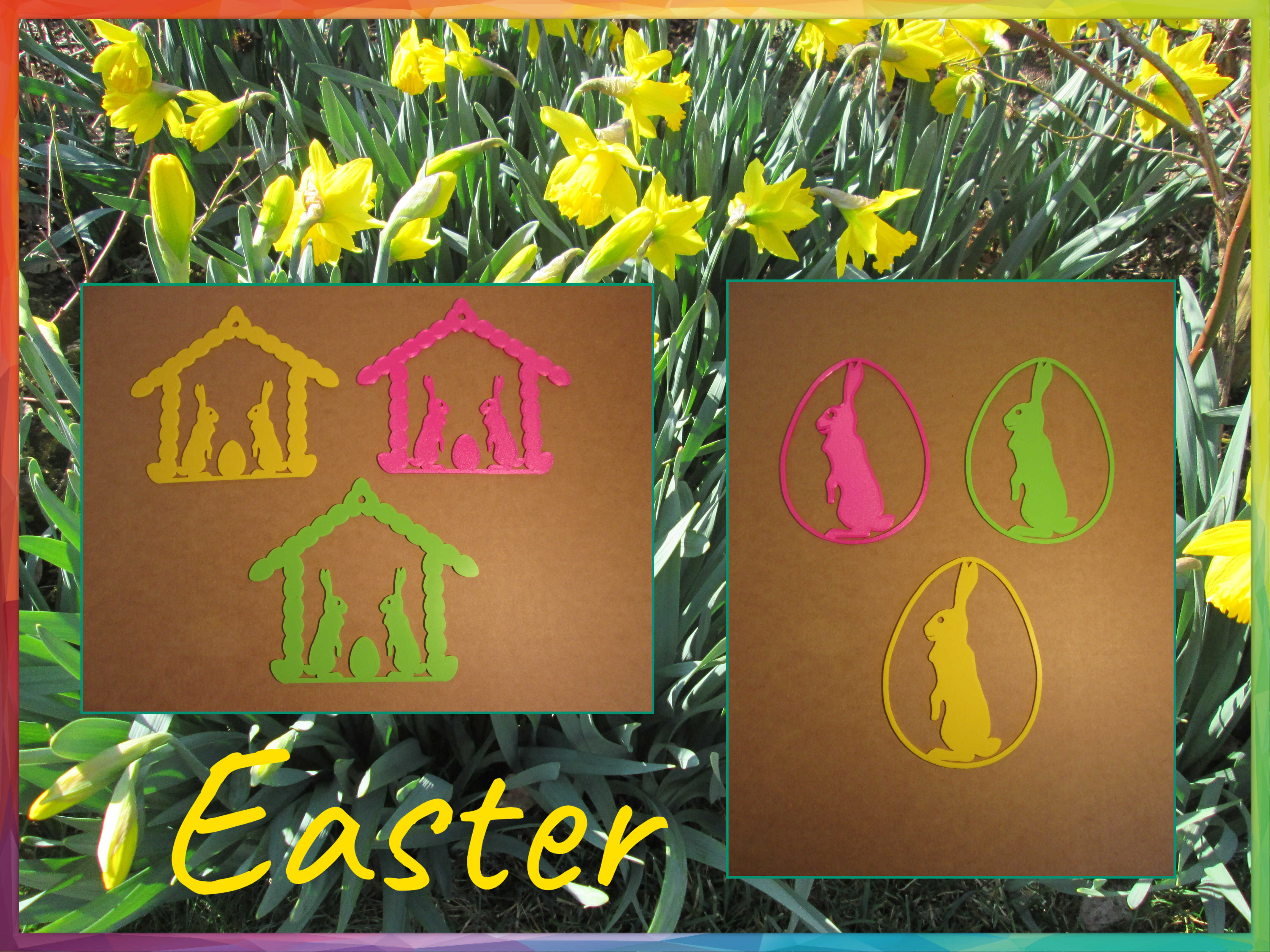 Easter wall or window decoration.