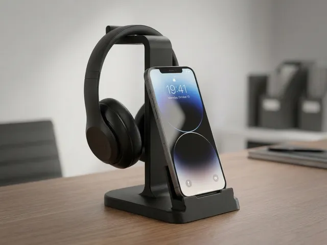 Modern 3D Printed Headphone & Phone Stand