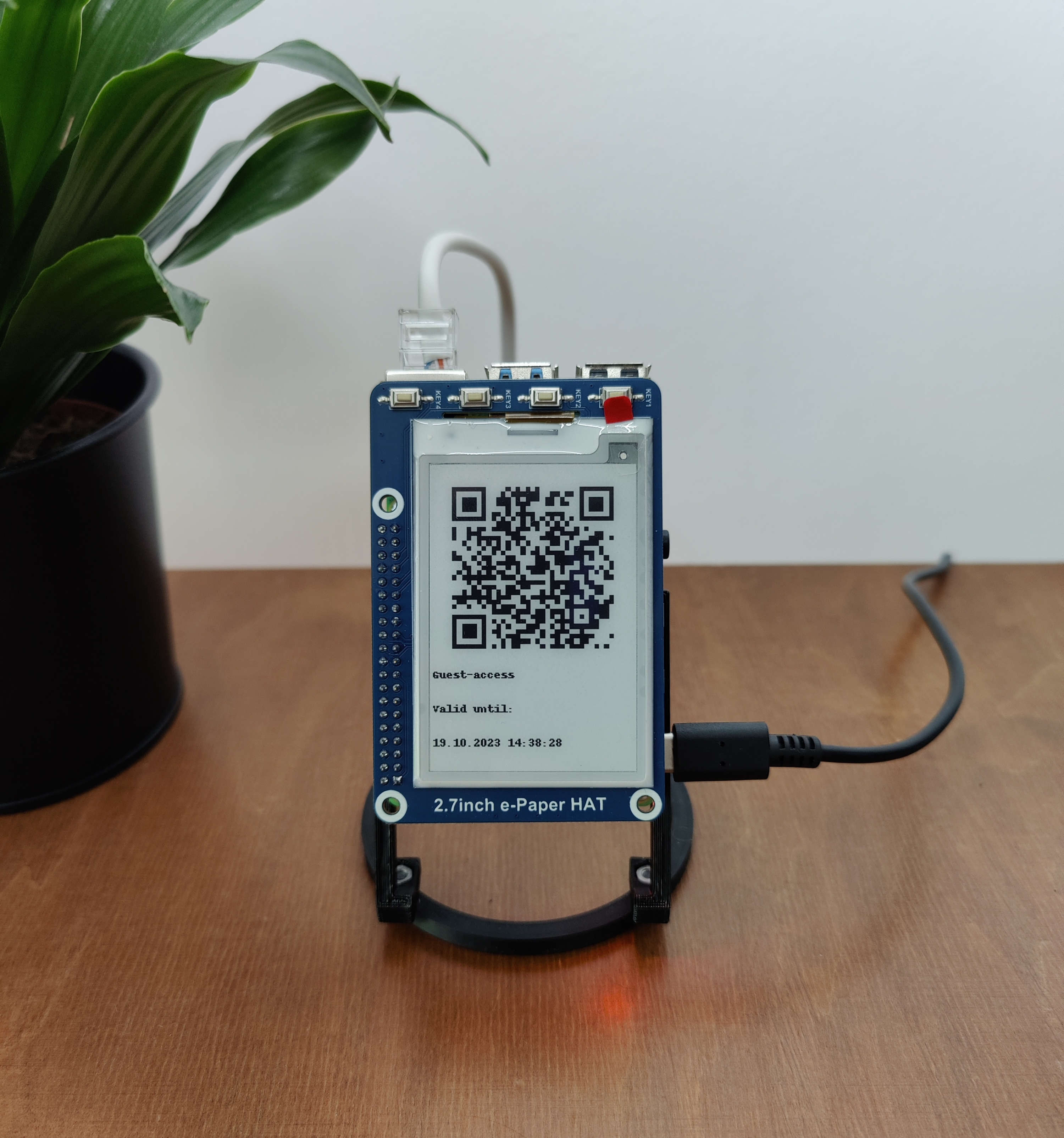 Guest Acces Point Pi4 with QR-Code