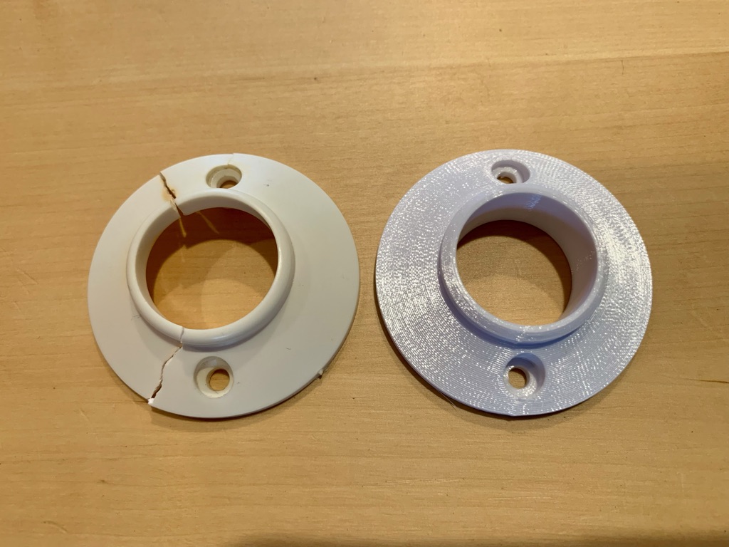 Closet Pole Socket