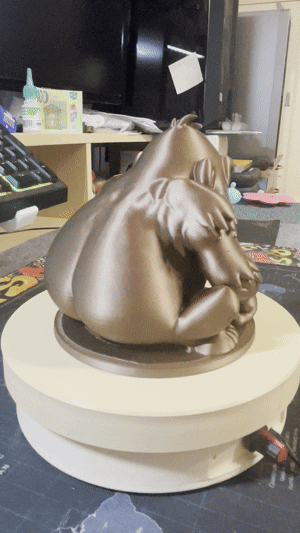 Miniatura 2 do modelo 3D Grumpy Gorilla - 2 sizes