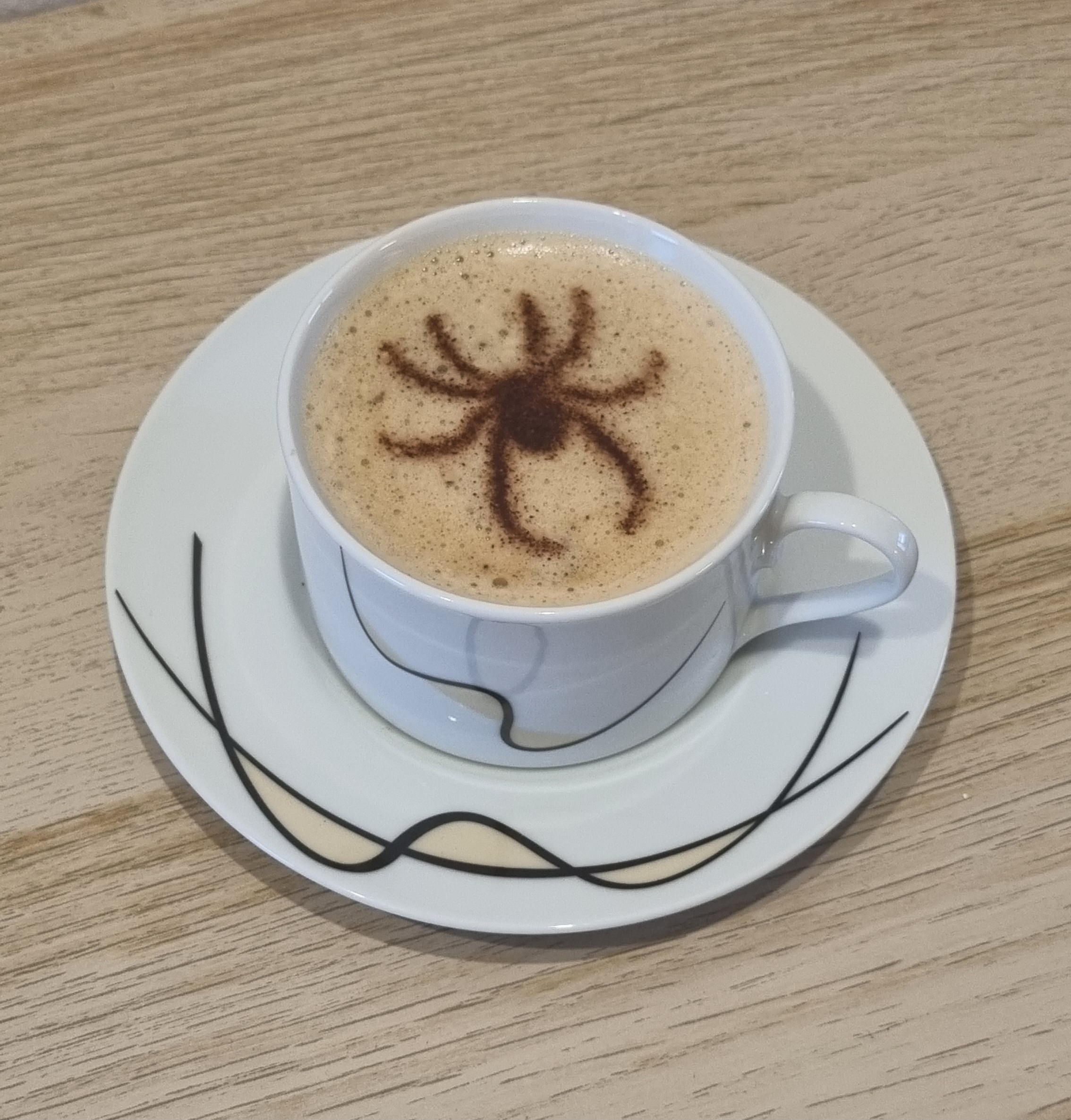 TEMPLATES FOR DECORATING COFFEE-SPIDER