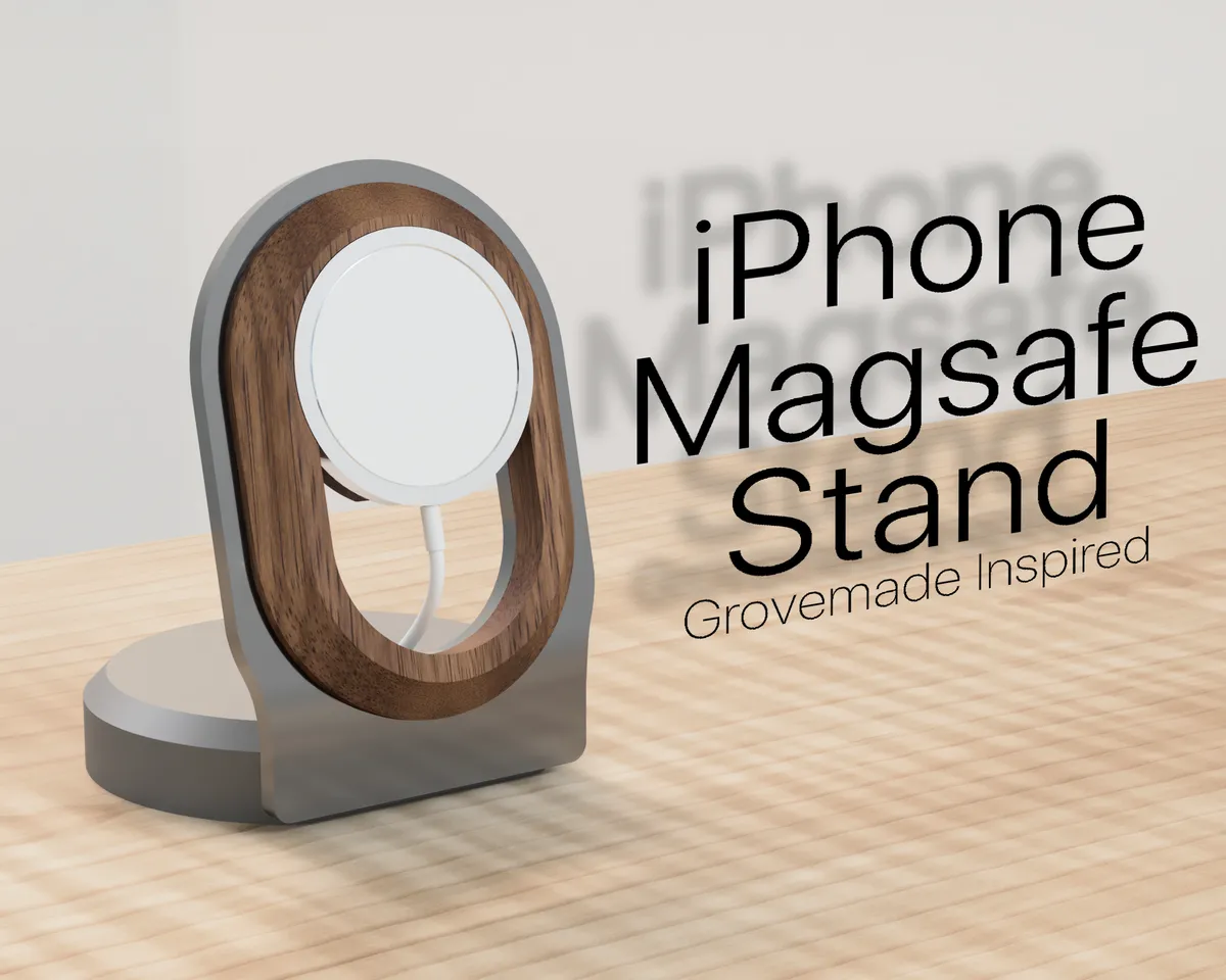 iPhone MagSafe Stand Grovemade Inspired by AleVit, Download free STL  model