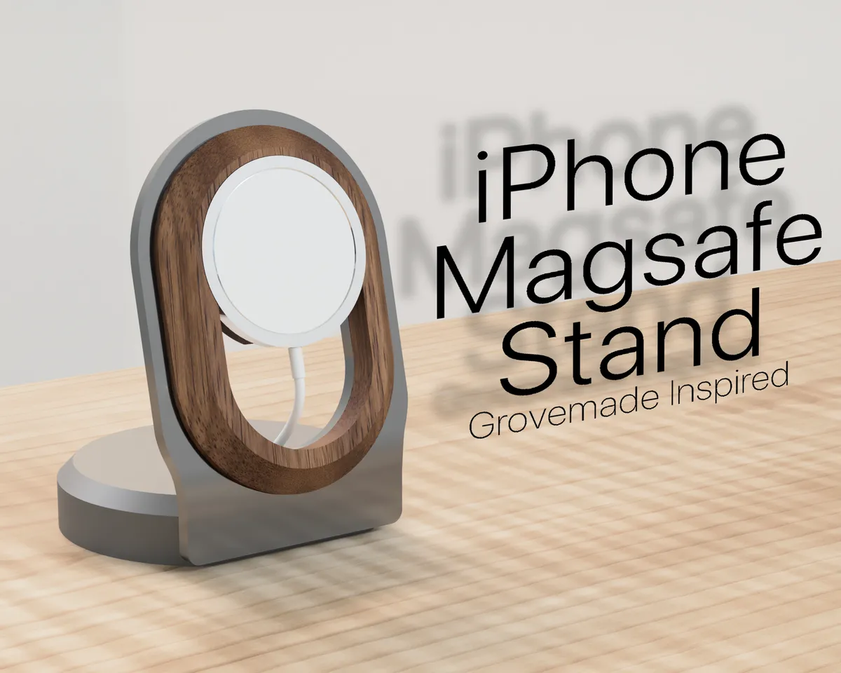 Wood MagSafe Stand