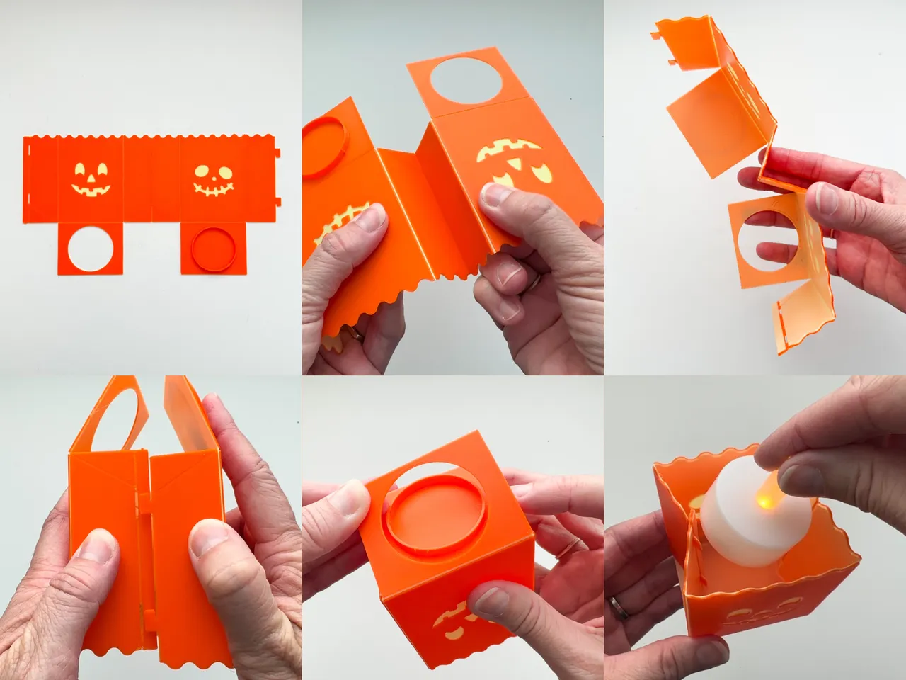 Mini Paper Bag Lanterns (for tea lights) by 3DPmom, Download free STL  model