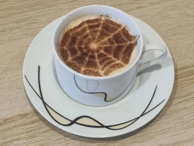 TEMPLATES FOR DECORATING COFFEE-COBWEB