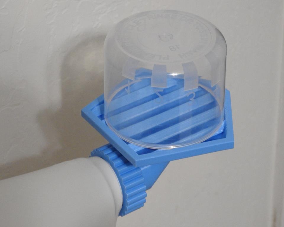 Laundry Detergent Cup Drainer Larger Tray and Screw-on