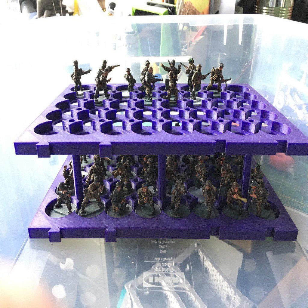 Miniature Figures Storage Tray fits SAMLA box stackable