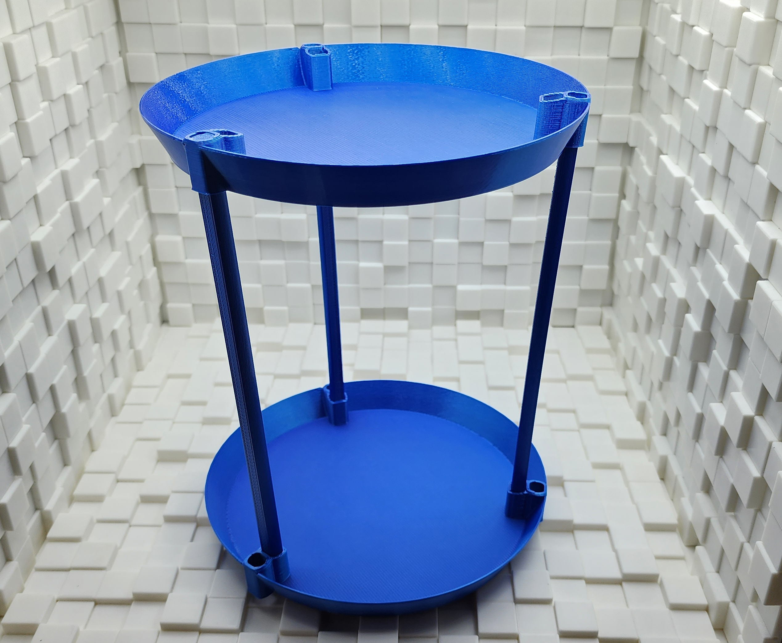 Miniatura 4 do modelo 3D Stacking Tripod Tower Shelf
