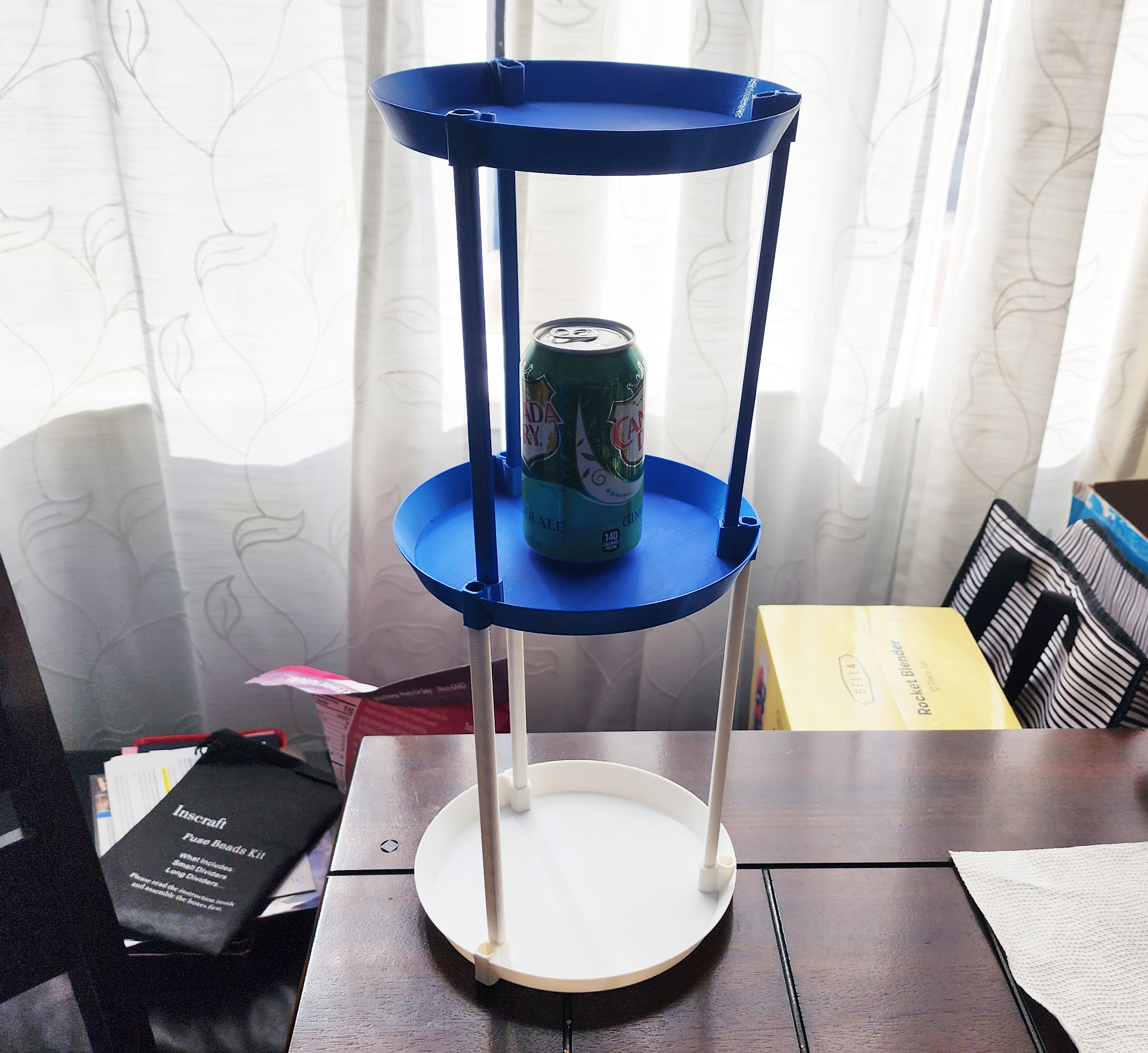 Miniatura 6 do modelo 3D Stacking Tripod Tower Shelf