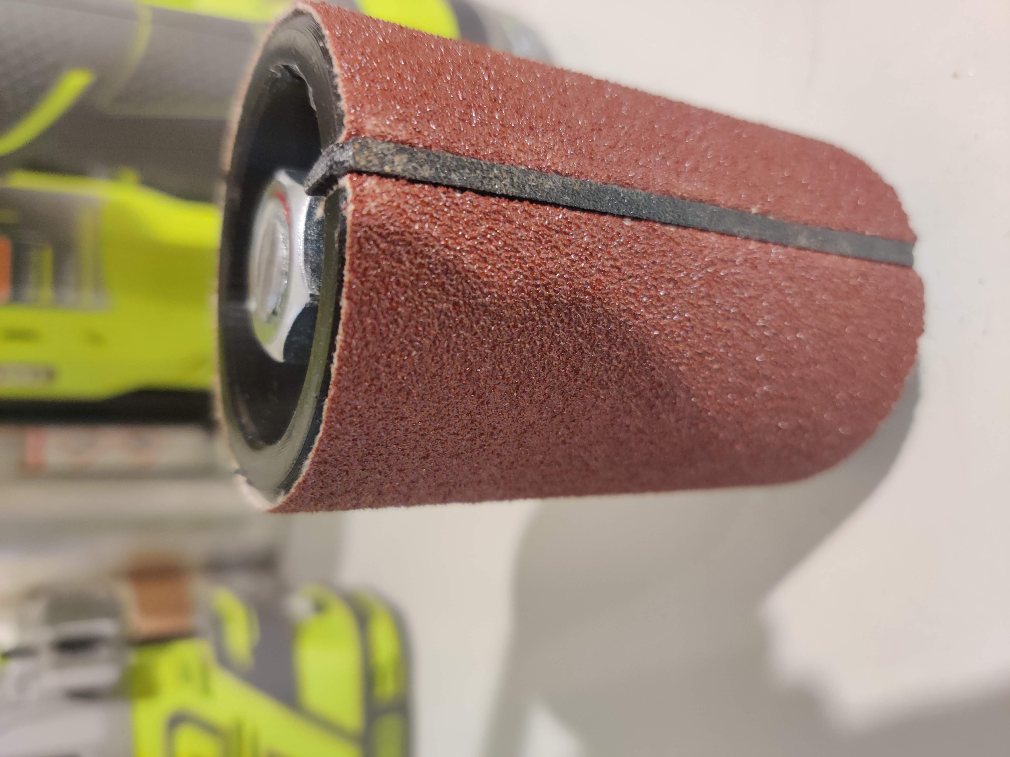 Sanding drum for angle grinder