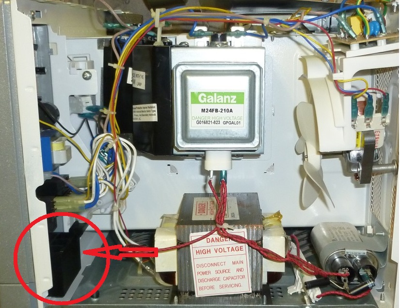 Türöffner für Mikrowelle Inotec MD 10940 (Medion)