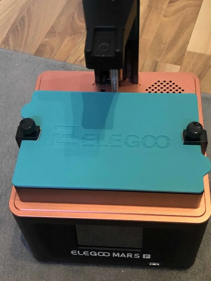 Vat cover for Elegoo Mars 3 with logo 3D print model 3D model 3D