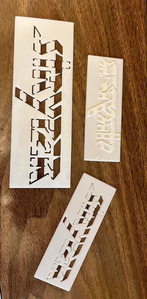 Stryper Logo Stencil and Stamp