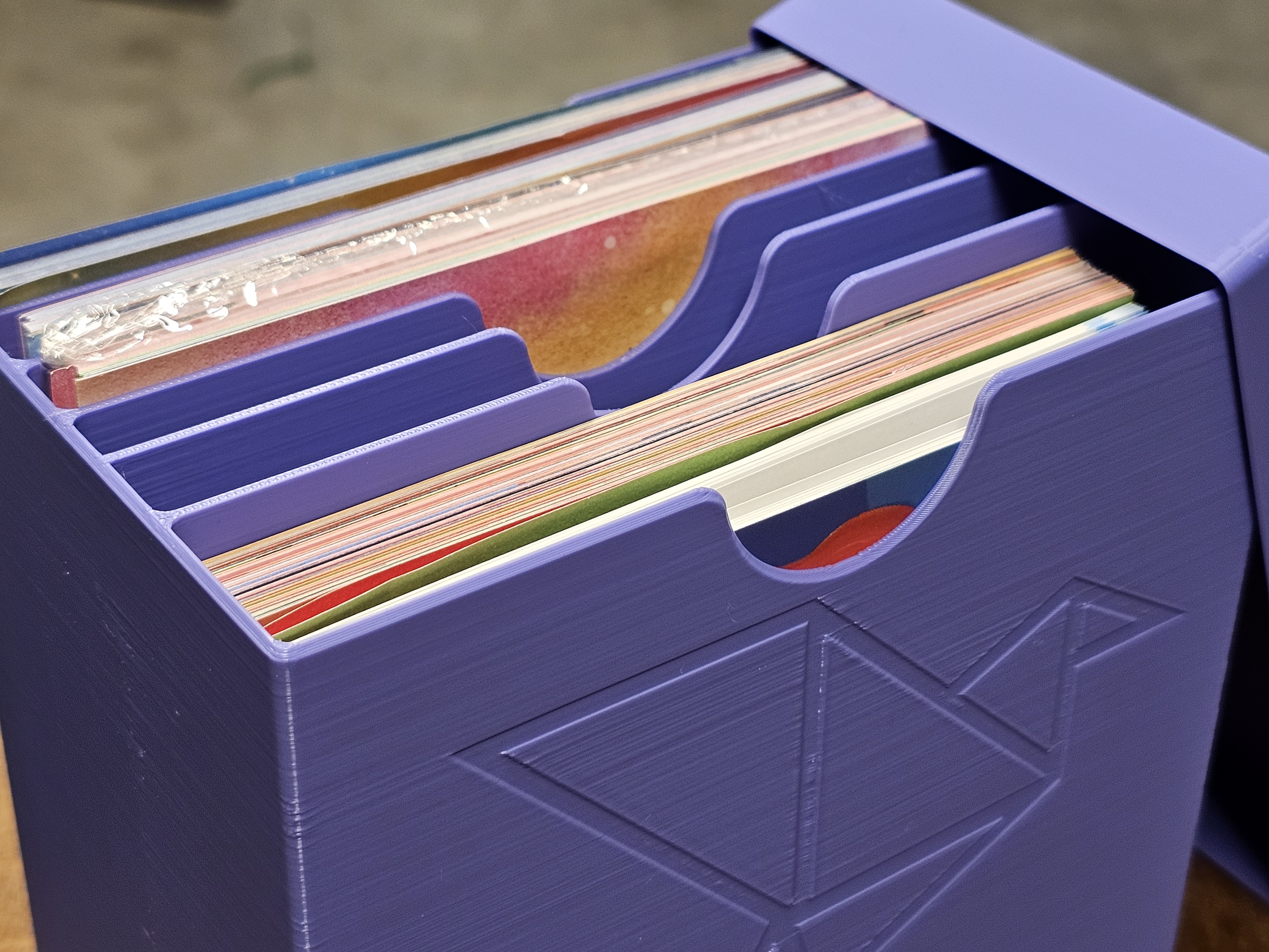 Origami folding paper storage box