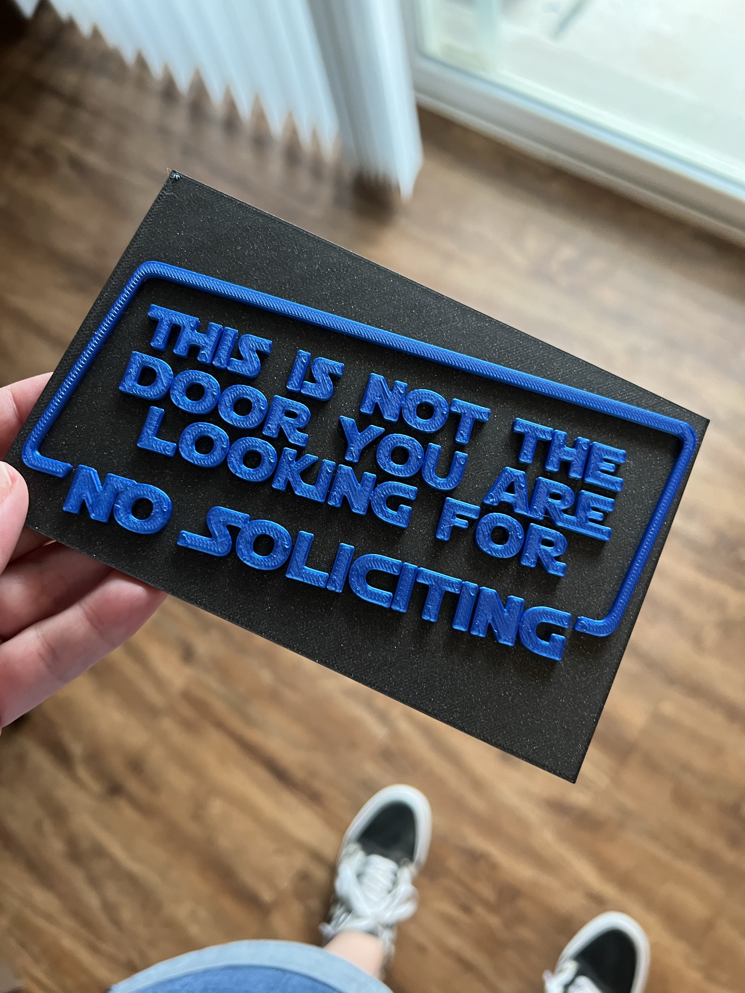 No Soliciting Star Wars Themed