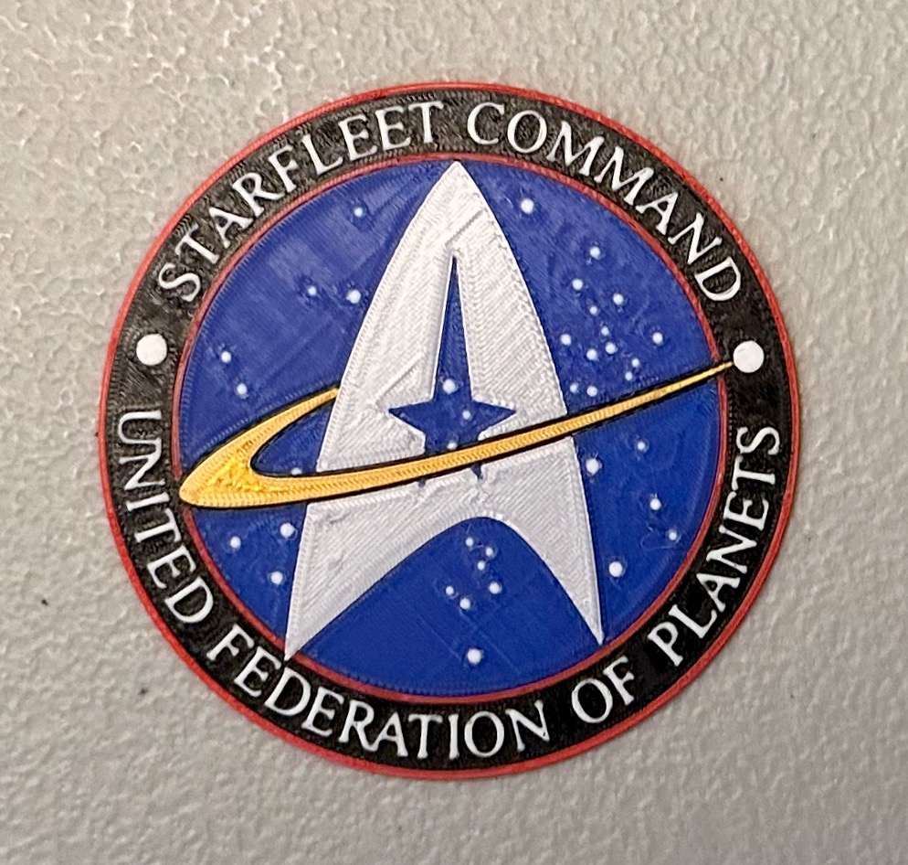 Multicolor Starfleet Command Logo Magnet by wotfan69 | Download free ...