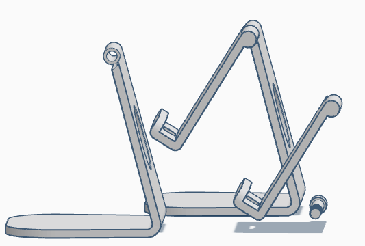 Miniatura 4 do modelo 3D iPadTablet stand with adjustable kit
