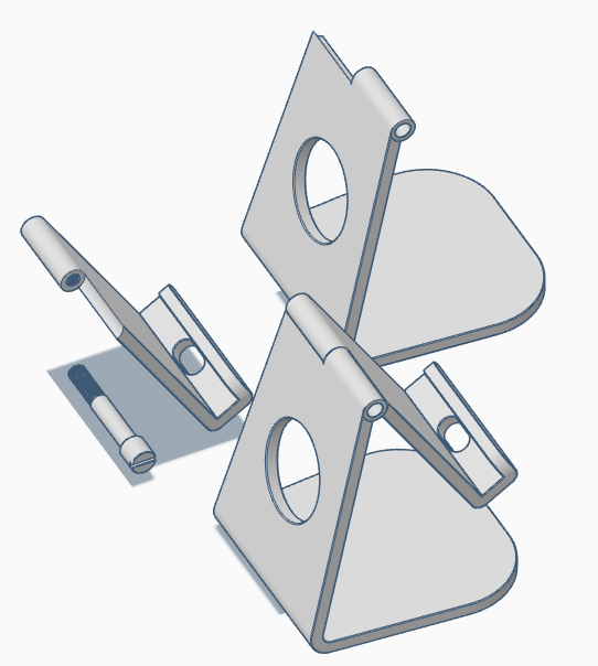 Miniatura 9 do modelo 3D iPadTablet stand with adjustable kit