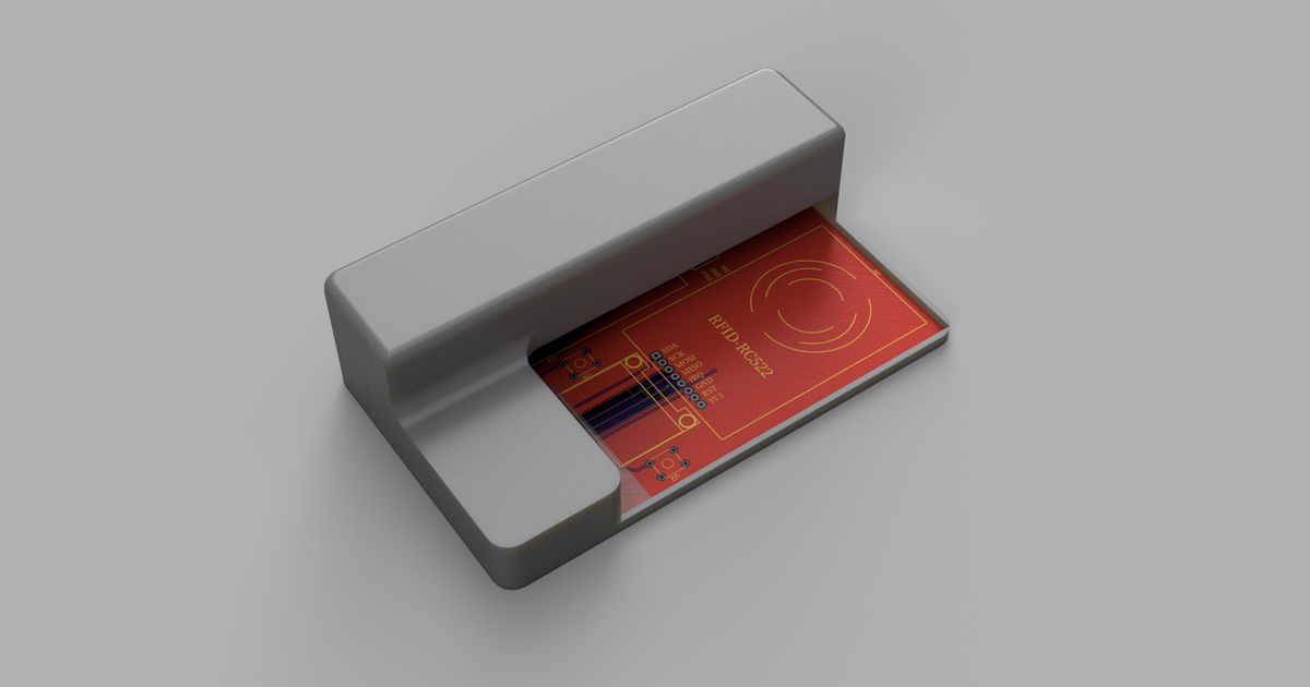 Wireless RFID Card Copier. by Inaki Iturriaga Download free STL model