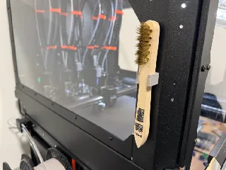 Prusa Brass Nozzle Brush Holder Magnetic