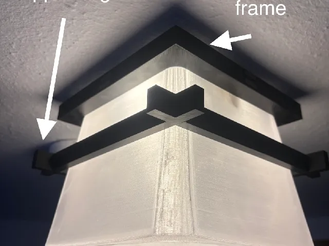 Tatami style lamp