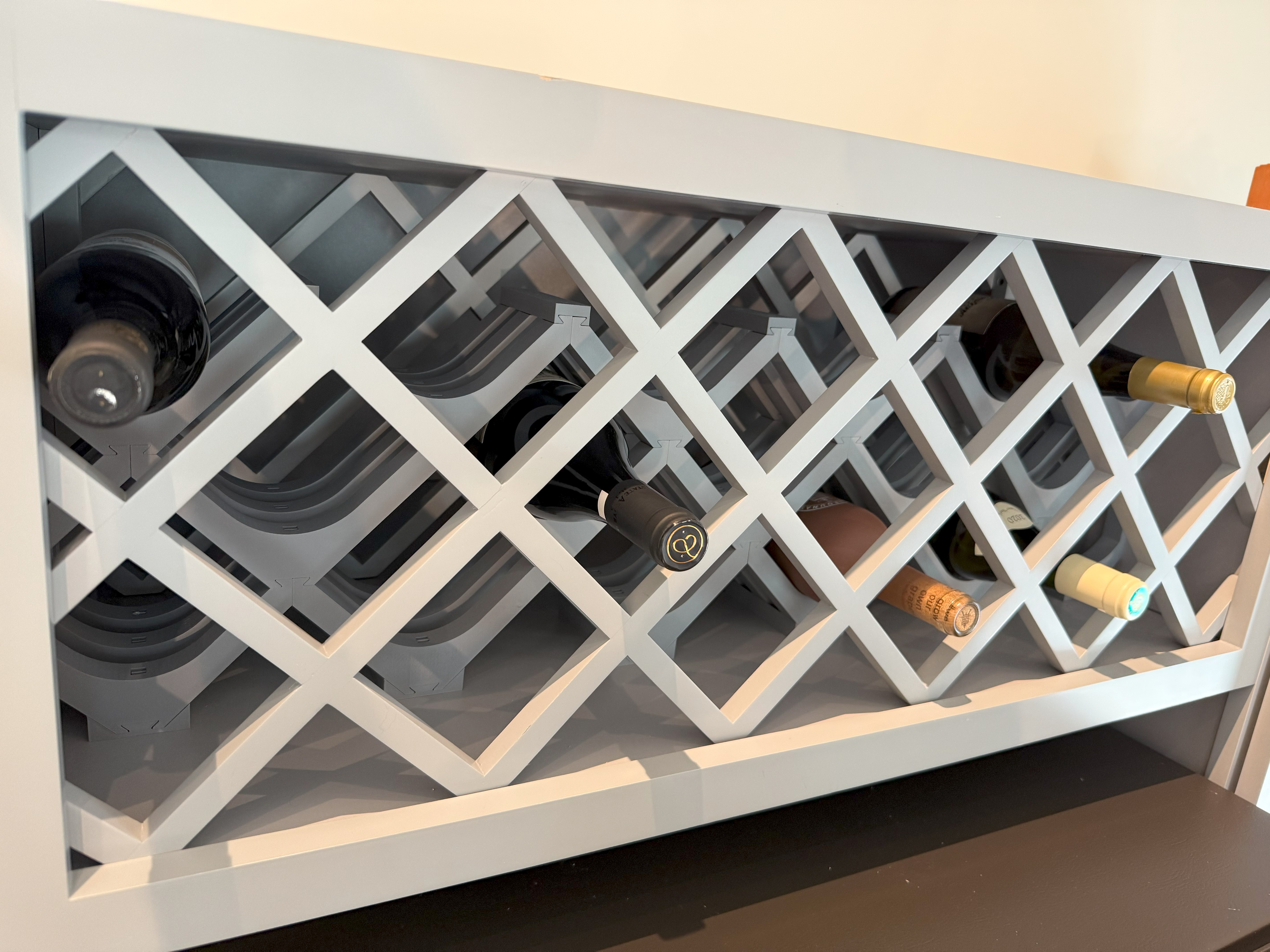 Miniatura 2 do modelo 3D Modular Wine Rack