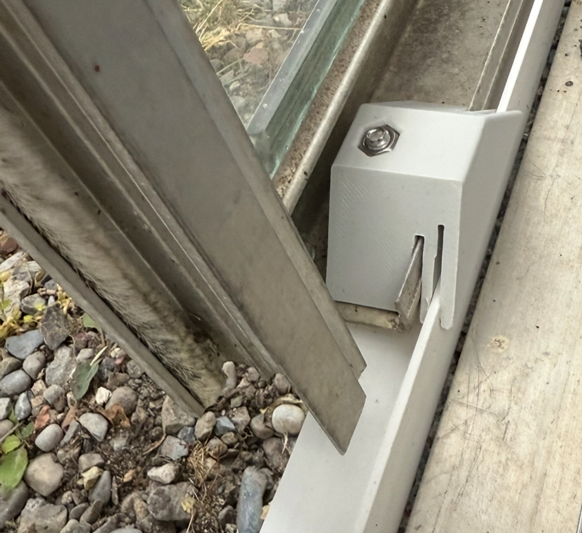 Glas-Aluminum Greenhouse Door Slider